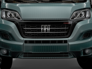 Fiat Ducato Chassis Truck CrCab 3450WB HQInterior 2023 Modello 3D