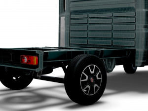Fiat Ducato Chassis Truck CrCab 3450WB HQInterior 2023 Modello 3D