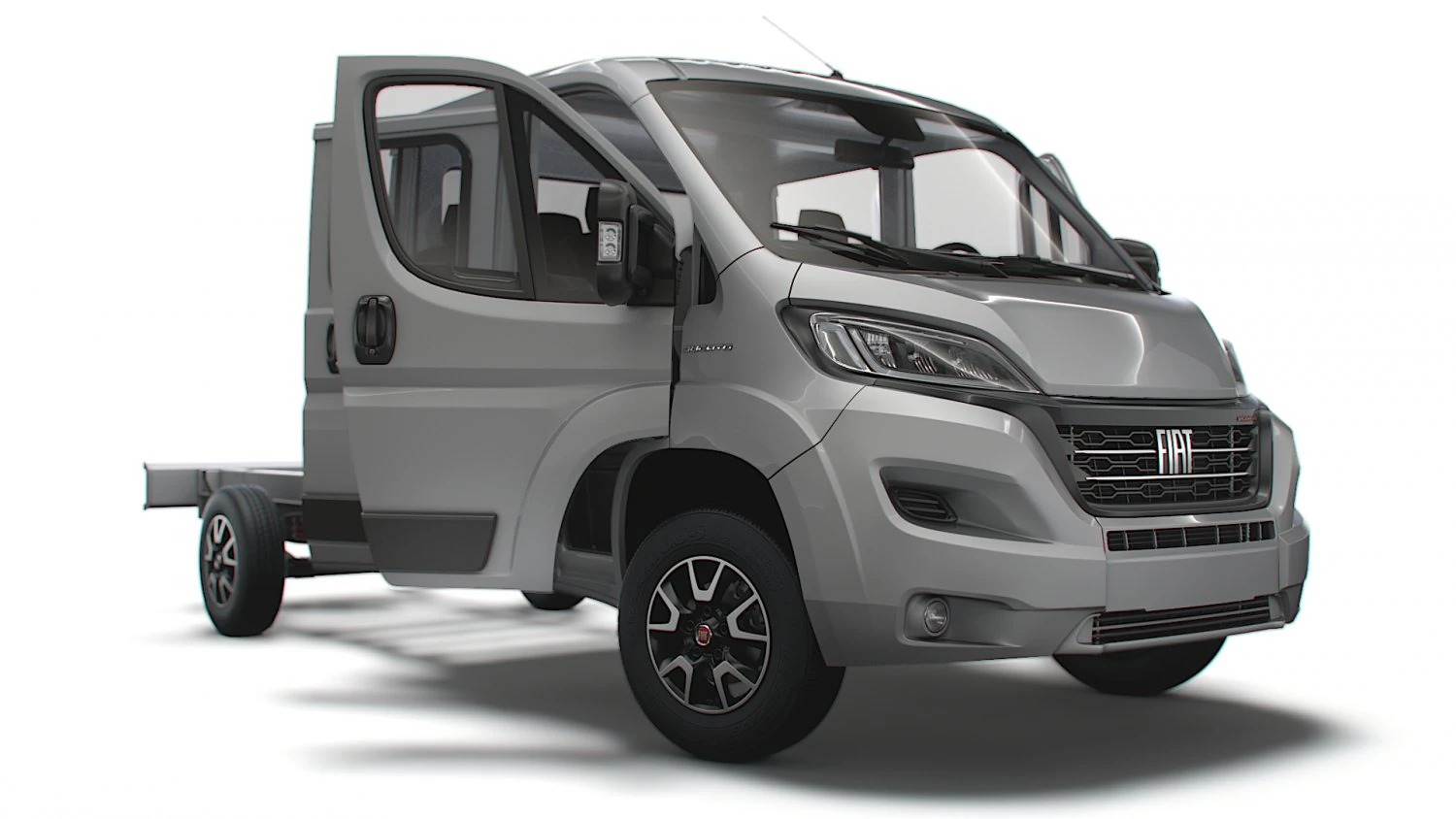 Fiat Ducato Chassis Truck CrCab 4035WBXL HQInterior 2023 3D Model .c4d .max .obj .3ds .fbx .stl .blend 