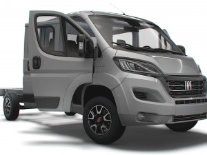 Fiat Ducato Chassis Truck CrCab 4035WBXL HQInterior 2023 Modelo 3D