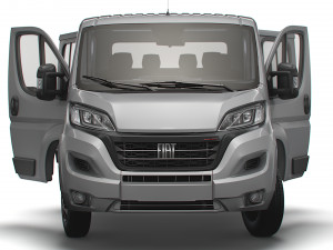 Fiat Ducato Chassis Truck CrCab 4035WBXL HQInterior 2023 Model 3D