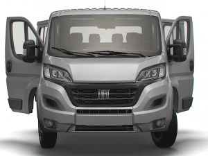Fiat Ducato Chassis Truck CrCab 4035WBXL HQInterior 2023 3D Model