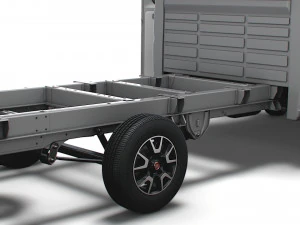 Fiat Ducato Chassis Truck CrCab 4035WBXL HQInterior 2023 3D Model