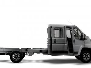 Fiat Ducato Chassis Truck CrCab 4035WBXL HQInterior 2023 Model 3D