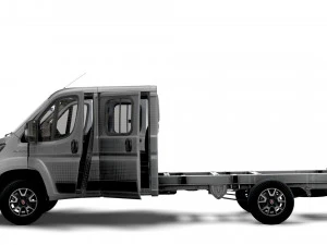 Fiat Ducato Chassis Truck CrCab 4035WBXL HQInterior 2023 3D Model