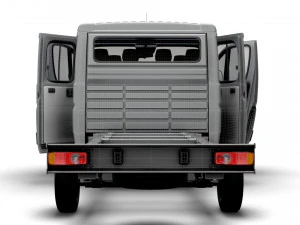 Fiat Ducato Chassis Truck CrCab 4035WBXL HQInterior 2023 3D Model