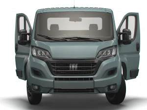 Fiat Ducato Chassis Truck SCab 3450WB HQInterior 2023 3D Model