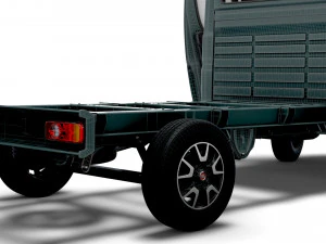 Fiat Ducato Chassis Truck SCab 3450WB HQInterior 2023 3D Model