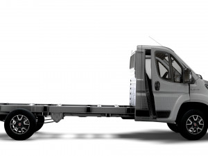 Fiat Ducato Chassis Truck SCab 4035WB HQInterior 2023 3D Model