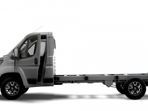 Fiat Ducato Chassis Truck SCab 4035WB HQInterior 2023 3D Model