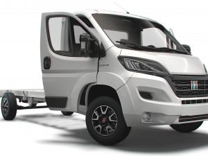 Fiat Ducato Chassis Truck SCab 4300WB HQInterior 2023 Modelo 3D