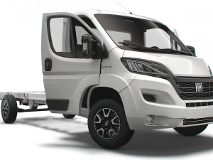 Caminh&atilde;o Chassi Fiat Ducato SCab 4300WB HQInterior 2023 Modelo 3D