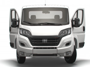 Fiat Ducato Chassis Truck SCab 4300WB HQInterior 2023 3D मॉडल