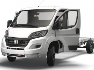 Fiat Ducato Chassis Truck SCab 4300WB HQInterior 2023 3D मॉडल