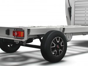 Fiat Ducato Chassis Truck SCab 4300WB HQInterior 2023 3D मॉडल