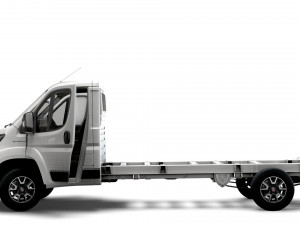 Fiat Ducato Chassis Truck SCab 4300WB HQInterior 2023 3D मॉडल