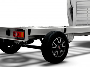 Fiat Ducato Chassis Truck SCab 4300WB HQInterior 2023 3D मॉडल