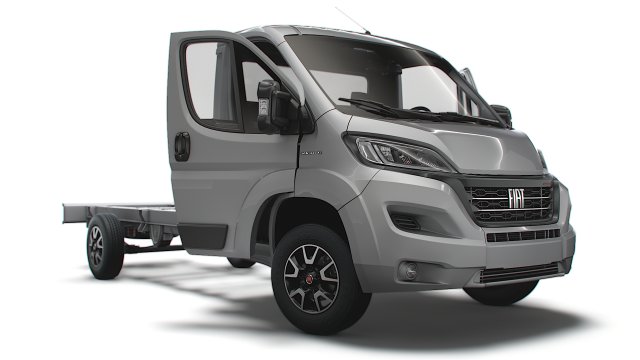 Fiat Ducato Chassis SCab 4035WBXL 2023 3D-Modell .c4d .max .obj .3ds .fbx .stl .blend 