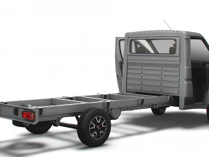 Fiat Ducato Chassis SCab 4035WBXL 2023 3D Model