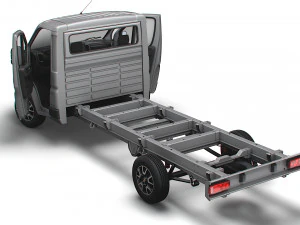 Fiat Ducato Chassis SCab 4035WBXL 2023 3D Model