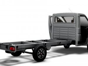 Fiat Ducato Chassis SCab 4035WBXL 2023 3D-Modell