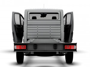 Fiat Ducato Chassis SCab 4035WBXL 2023 3D-Modell