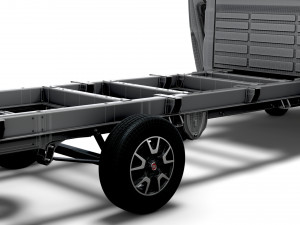 Fiat Ducato Chassis SCab 4035WBXL 2023 3D-Modell