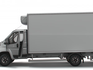 Fiat Ducato Refrigerator HQInterior 4300WB 2023 Model 3D