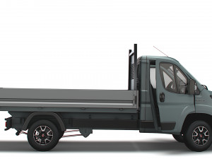 Fiat Ducato SingleCab Tipper HQInterior 2023 Modèle 3D