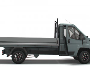 Fiat Ducato SingleCab Tipper HQInterior 2023 3D Model