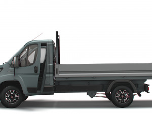 Fiat Ducato SingleCab Tipper HQInterior 2023 Modèle 3D