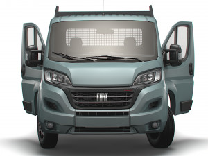 Fiat Ducato SingleCab Tipper HQInterior 2023 Modèle 3D
