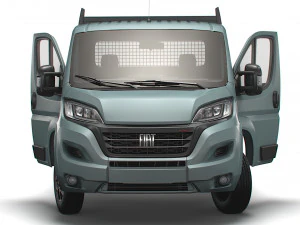 Fiat Ducato SingleCab Tipper HQInterior 2023 3D Model