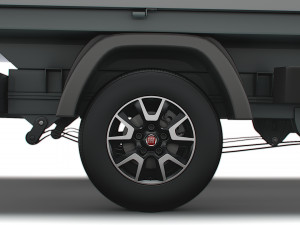 Fiat Ducato SingleCab Tipper HQInterior 2023 Modèle 3D
