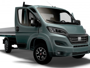 Fiat Ducato SingleCab Tipper HQInterior 2023 Modèle 3D