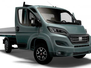 Fiat Ducato SingleCab Tipper HQInterior 2023 3D Model