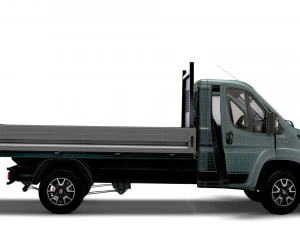 Fiat Ducato SingleCab Tipper HQInterior 2023 3D Model