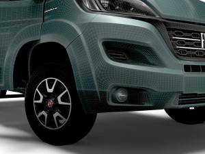 Fiat Ducato SingleCab Tipper HQInterior 2023 Modèle 3D