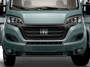 Fiat Ducato SingleCab Tipper HQInterior 2023 Modèle 3D