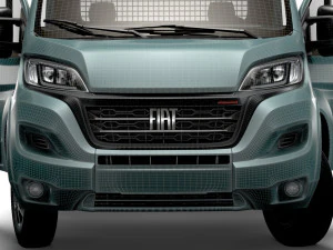 Fiat Ducato SingleCab Tipper HQInterior 2023 3D Model