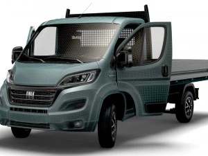 Fiat Ducato SingleCab Tipper HQInterior 2023 3D Model