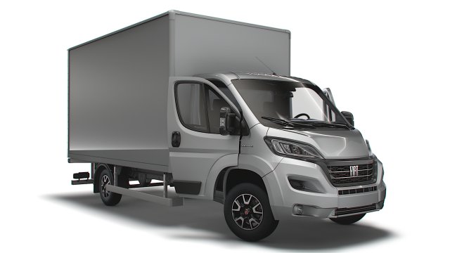 Fiat Ducato Box HQInterior 4300WB 2023 3D Модель .c4d .max .obj .3ds .fbx .stl .blend 