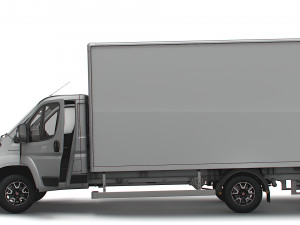 Fiat Ducato Box HQInterior 4300WB 2023 3D Модель