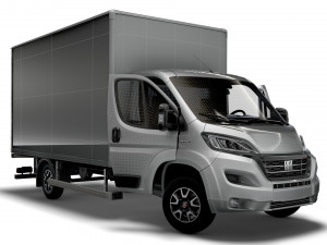 Fiat Ducato Box HQInterior 4300WB 2023 3D Модель