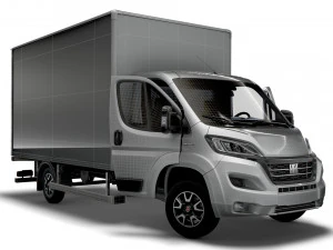 Fiat Ducato Box HQInterior 4300WB 2023 3D Model