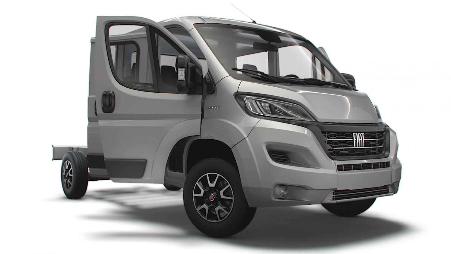 Fiat Ducato Chassis CrCab 3800WB 2023 3D Model .c4d .max .obj .3ds .fbx .stl .blend 