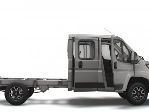 Fiat Ducato Chassis CrCab 3800WB 2023 3D Model