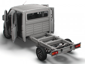 Fiat Ducato Chassis CrCab 3800WB 2023 Modelo 3D