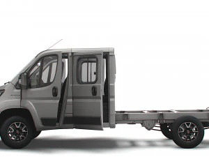 Fiat Ducato Chassis CrCab 3800WB 2023 3D Model