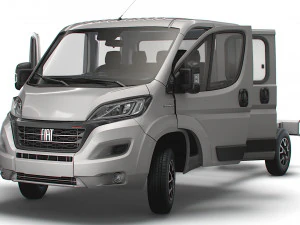 Fiat Ducato Chassis CrCab 3800WB 2023 3D Model